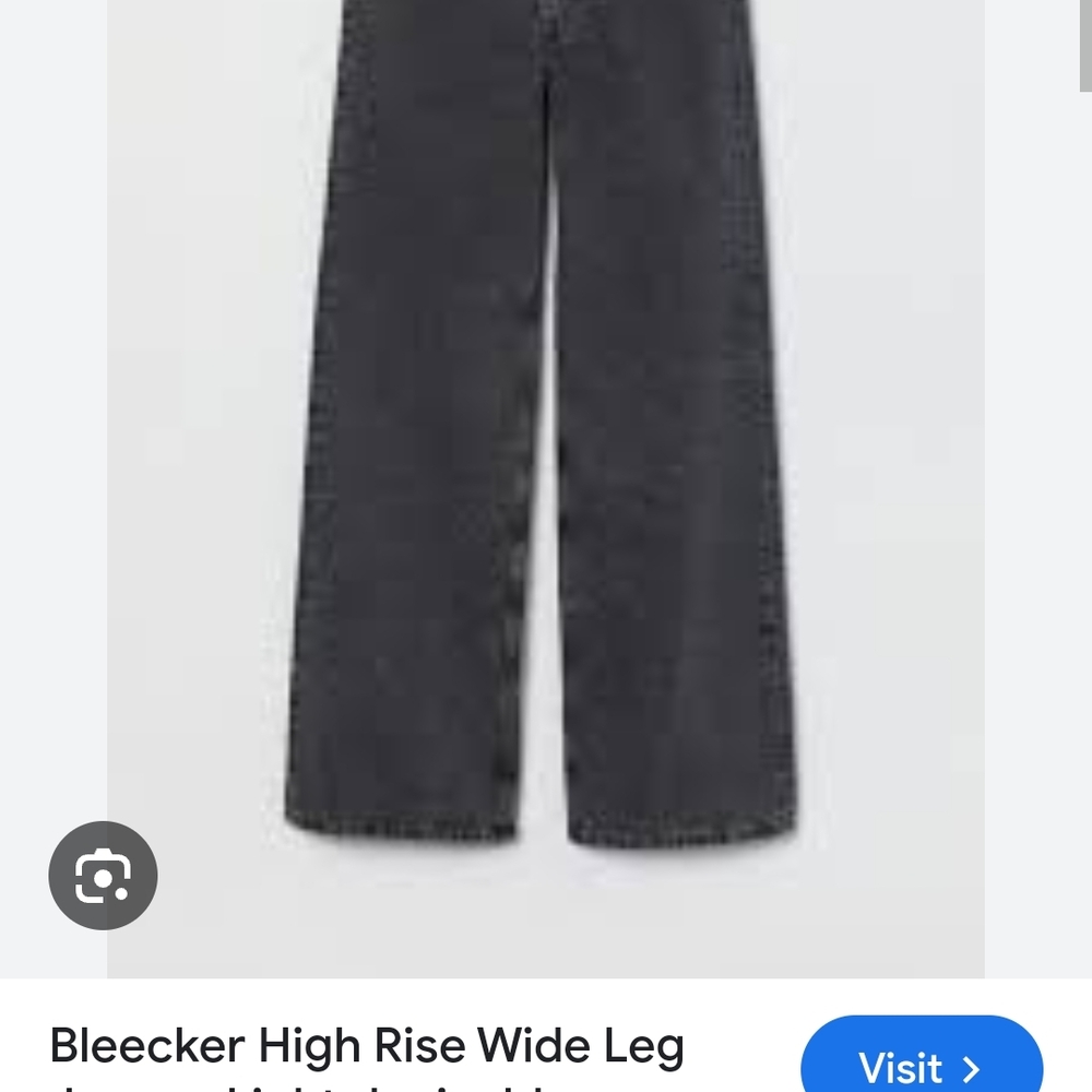 Women's Black Wide Leg Jeans